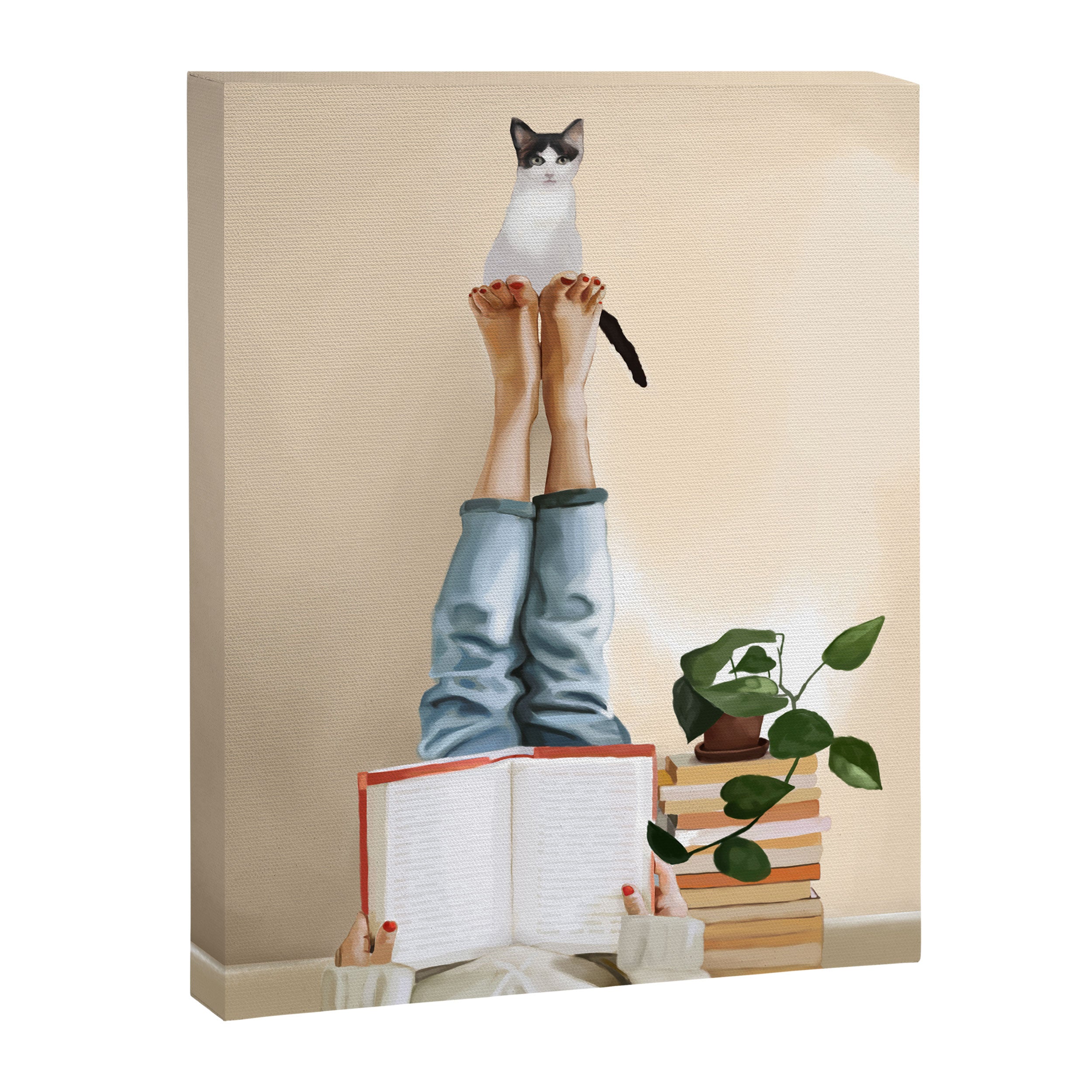 Paws and Prose Canvas Print Gallery Image 6