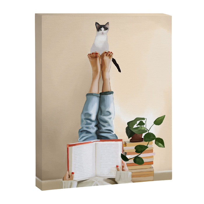 Paws and Prose Canvas Print Gallery Image 1
