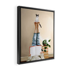 Paws and Prose Framed Canvas Print Gallery Image 2
