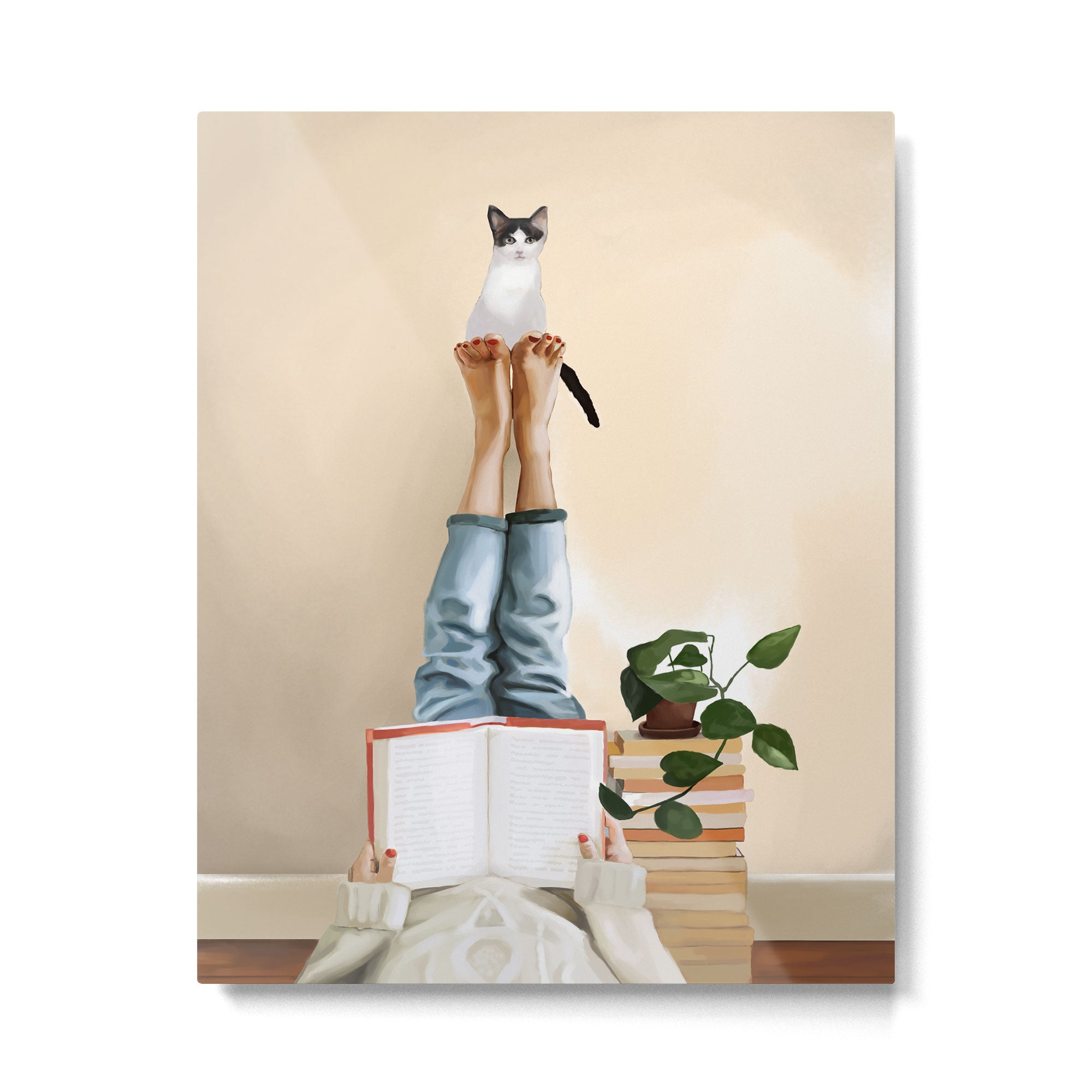 Paws and Prose Metal Print Gallery Image 4