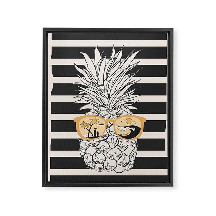 Pineapple Dreams 1 Framed Canvas Print Gallery Image 1