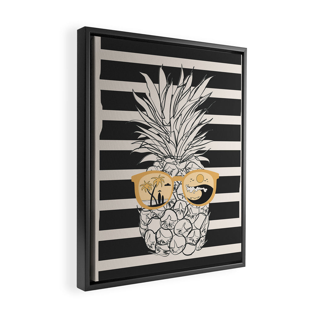 Pineapple Dreams 1 Framed Canvas Print Gallery Image 2