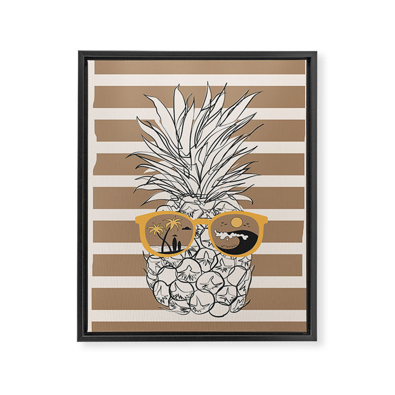 Pineapple Dreams 4 Framed Canvas Print Gallery Image 6