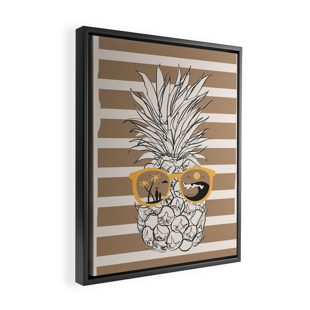 Pineapple Dreams 4 Framed Canvas Print Gallery Image 2