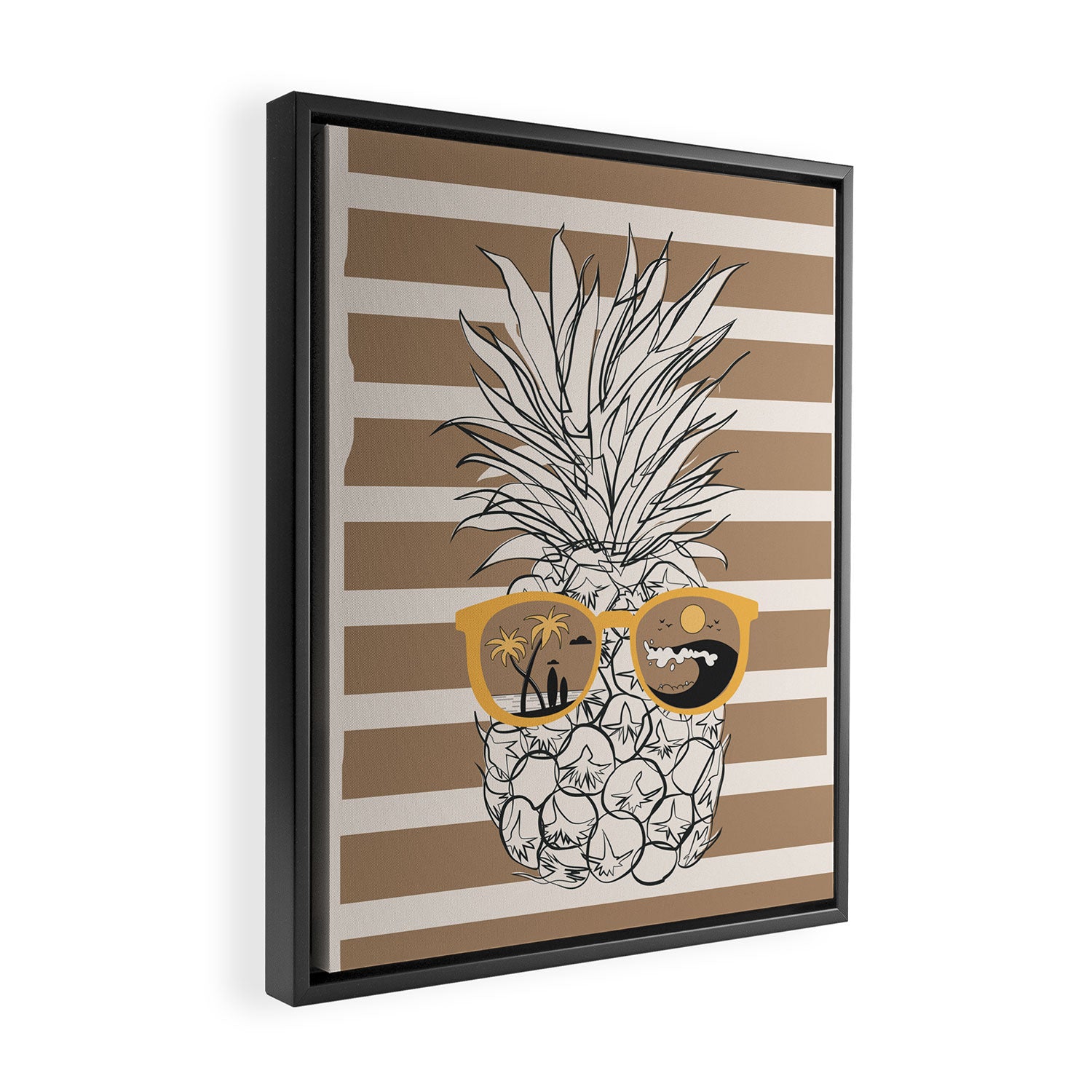 Pineapple Dreams 4 Framed Canvas Print Gallery Image 2