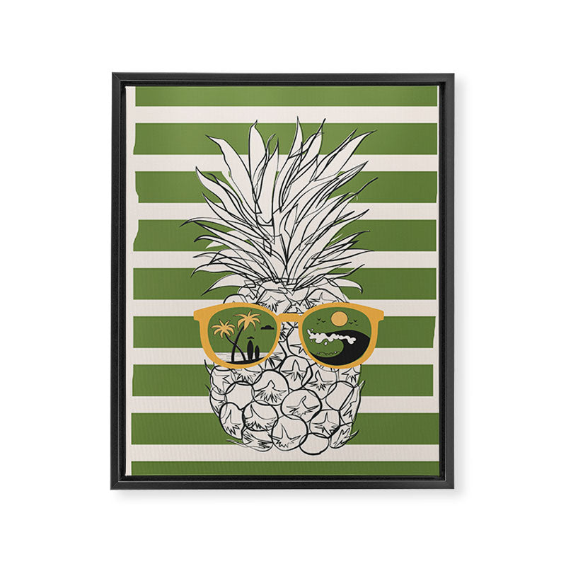 Pineapple Dreams 6 Framed Canvas Print Gallery Image 6