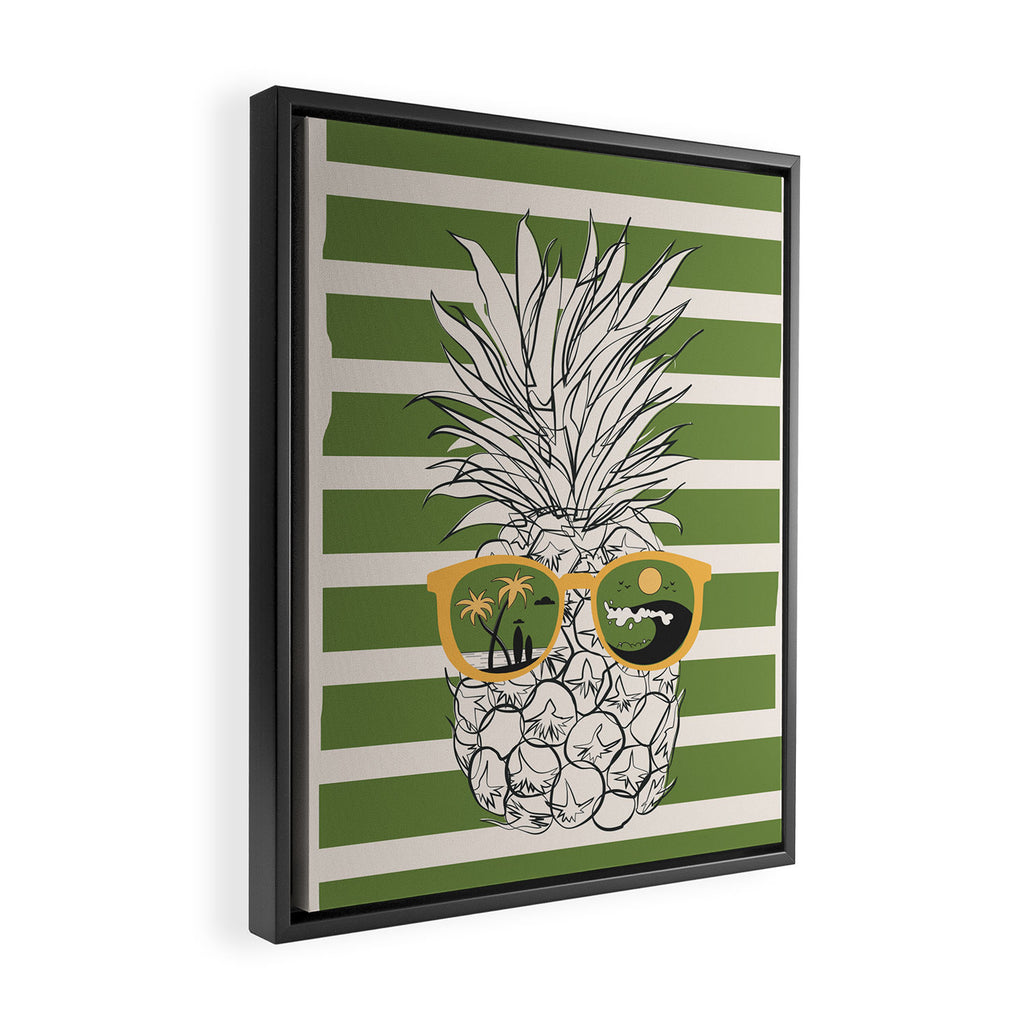 Pineapple Dreams 6 Framed Canvas Print Gallery Image 2