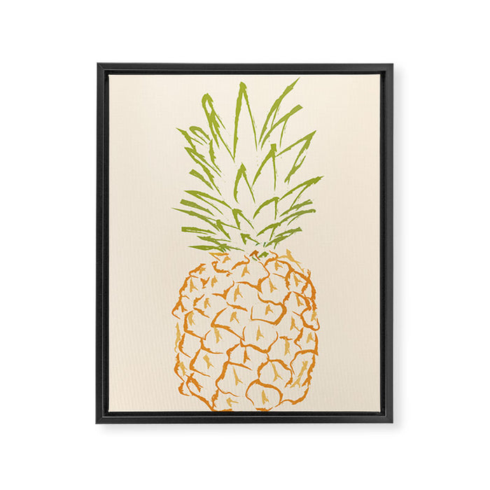 Pineapple Framed Canvas Print Gallery Image 1