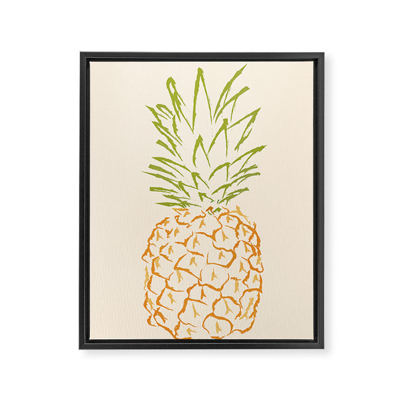 Pineapple Framed Canvas Print Gallery Image 3