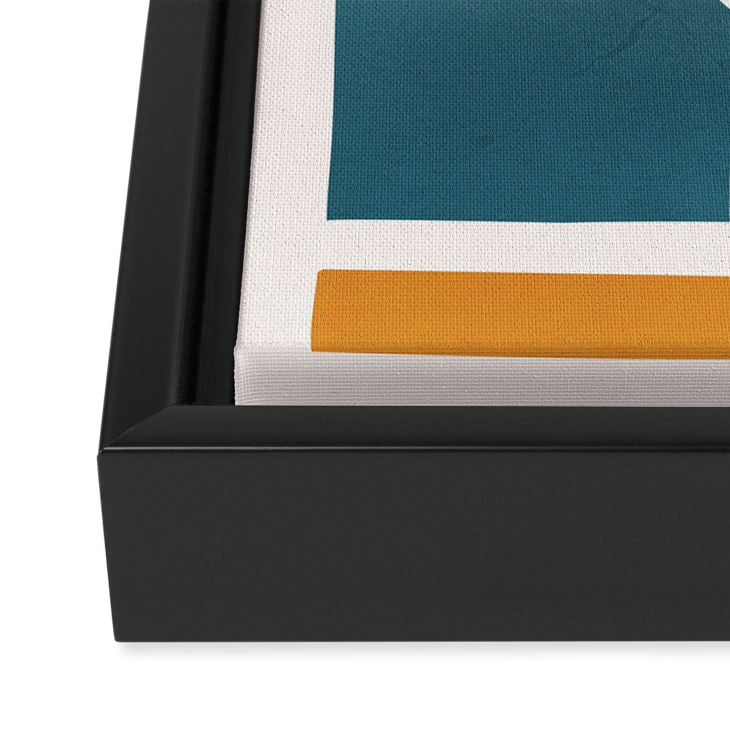 Playful Geometry 02 Framed Canvas Print Gallery Image 3
