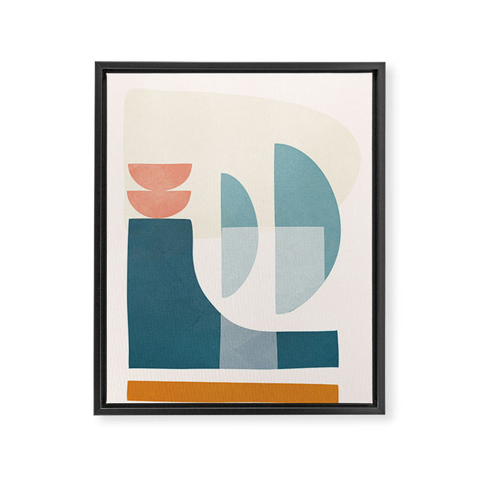 Playful Geometry 02 Framed Canvas Print Gallery Image 1