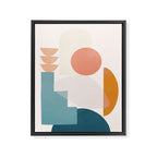 Playful Geometry 05 Framed Canvas Print Gallery Image 6