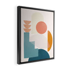 Playful Geometry 05 Framed Canvas Print Gallery Image 2