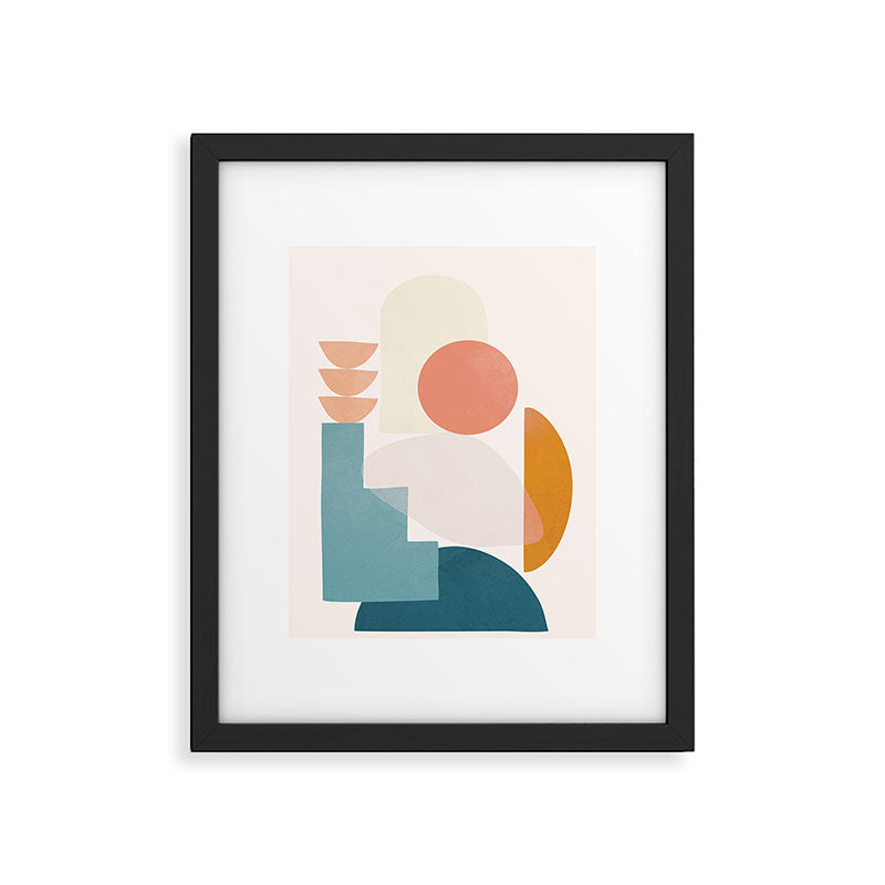 Playful Geometry 05 Framed Art Print Gallery Image 5