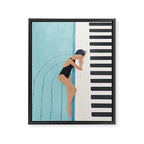 Pool 1 Framed Canvas Print Gallery Image 6