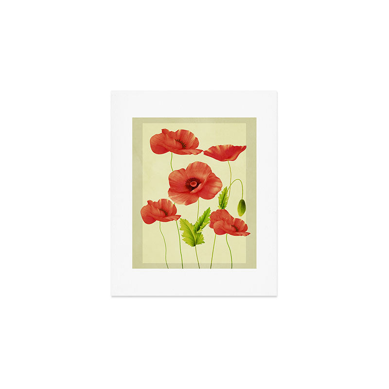 Red Poppies 3 Art Print Gallery Image 1