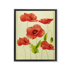 Red Poppies 3 Framed Canvas Print Gallery Image 8