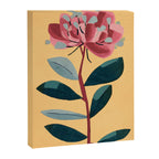 Rose Stem with Dusty Blue Leaves Canvas Print Gallery Image 6