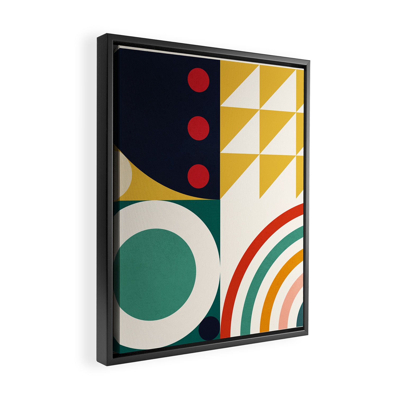  Roud Flow No 10 Framed Canvas Print Gallery Image 2