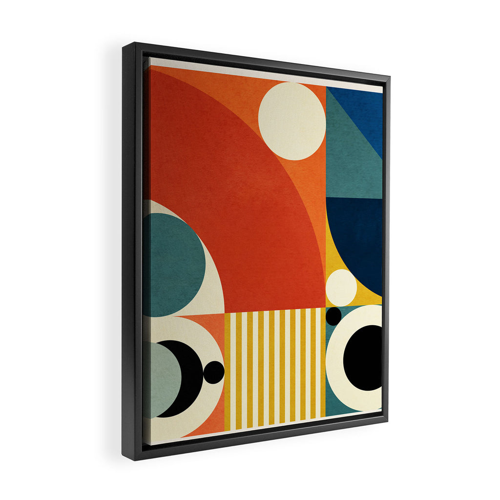 Roud Flow No 3 Framed Canvas Print Gallery Image 2
