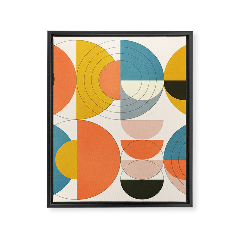 Roud Flow No. 7 Framed Canvas Print Gallery Image 8