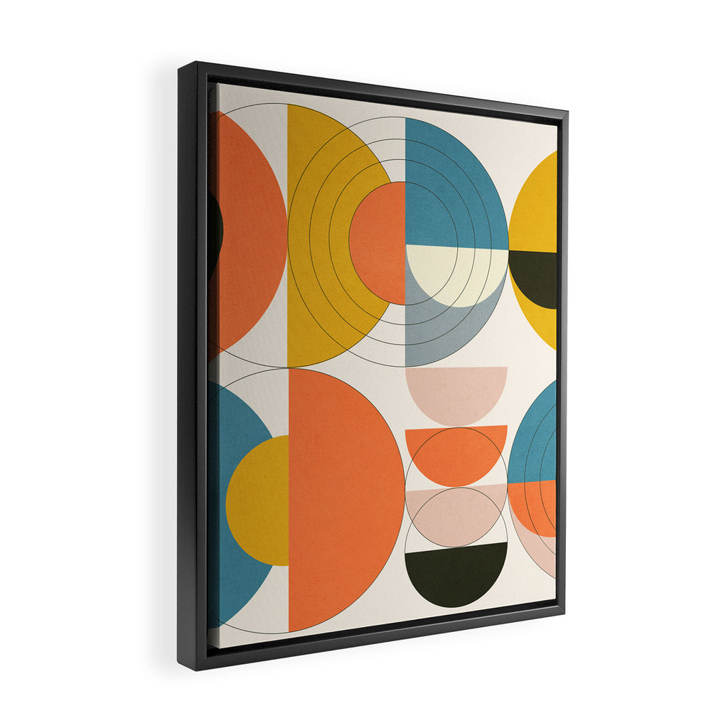Roud Flow No. 7 Framed Canvas Print Gallery Image 2
