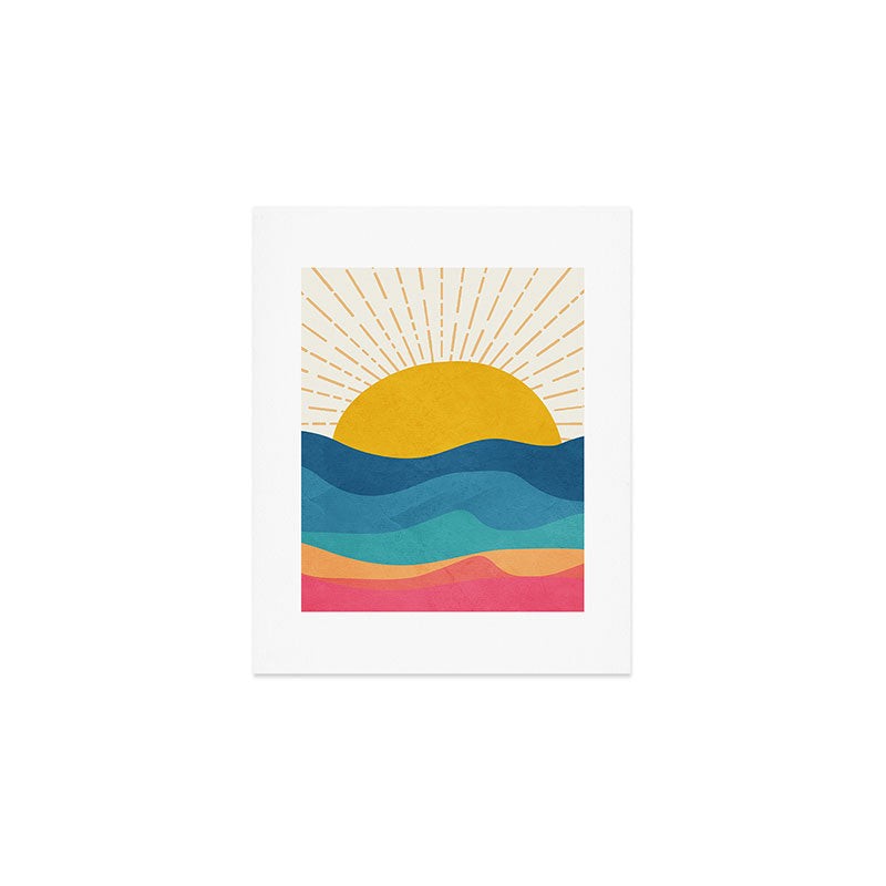 Sea Sunrise Art Print Gallery Image 1
