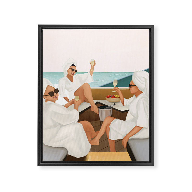 Seaside Indulgence Framed Canvas Print Gallery Image 6