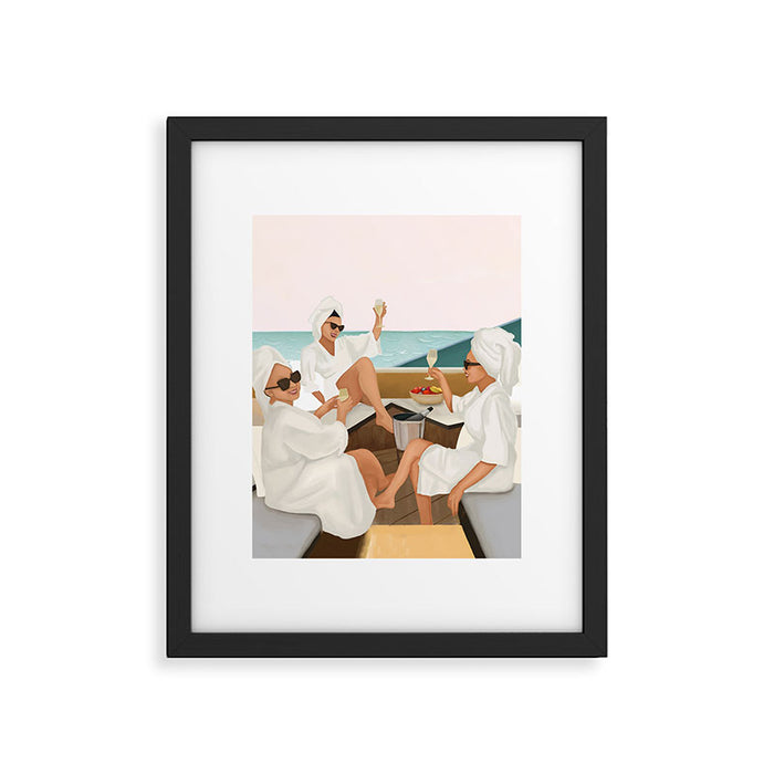 Seaside Indulgence Framed Art Print Gallery Image 1