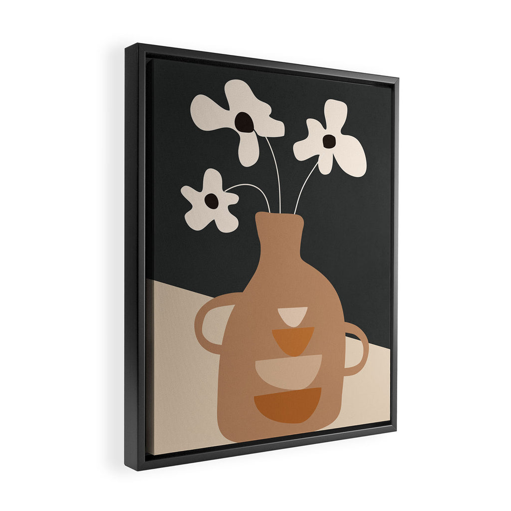 Serene Blooms 1 Framed Canvas Print Gallery Image 2