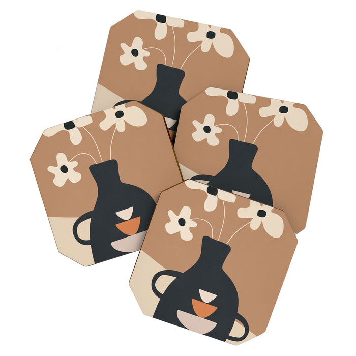 Serene Blooms 6 Coaster Gallery Image 1