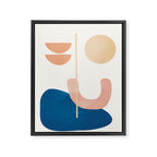 Set Line Flow 03 Framed Canvas Print Gallery Image 8