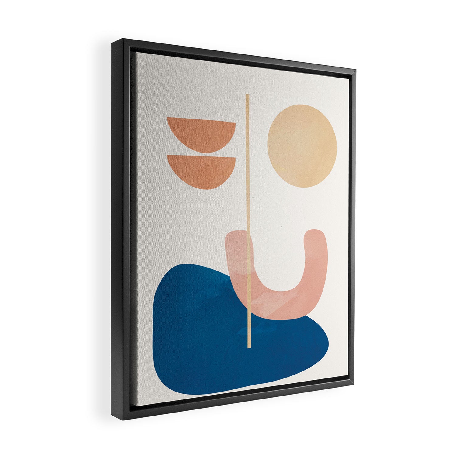 Set Line Flow 03 Framed Canvas Print Gallery Image 2