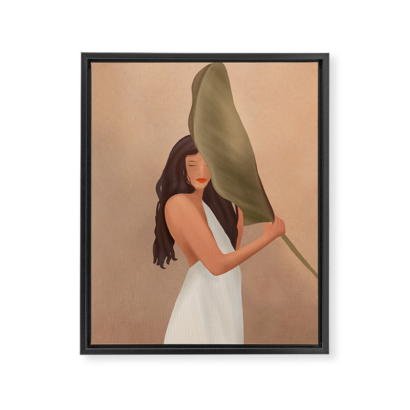 Shade of a Leaf Framed Canvas Print Gallery Image 6