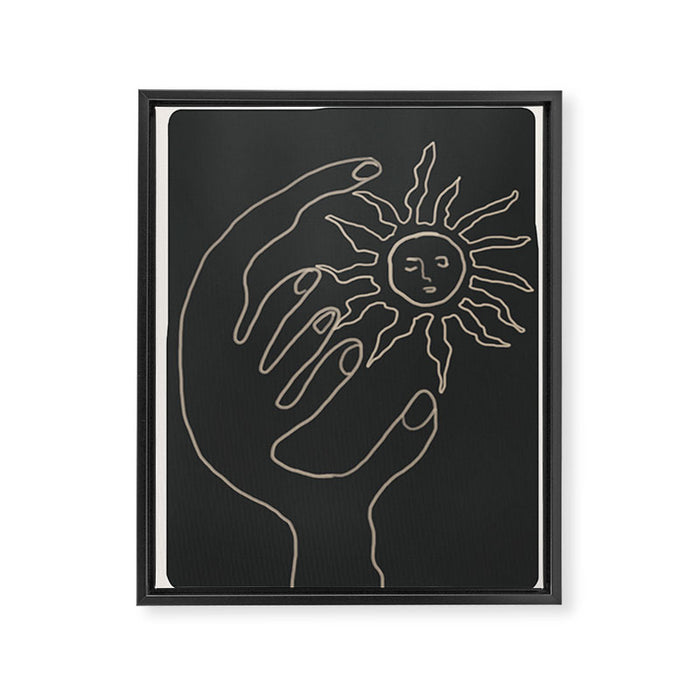 Shadow 1 Framed Canvas Print Gallery Image 1
