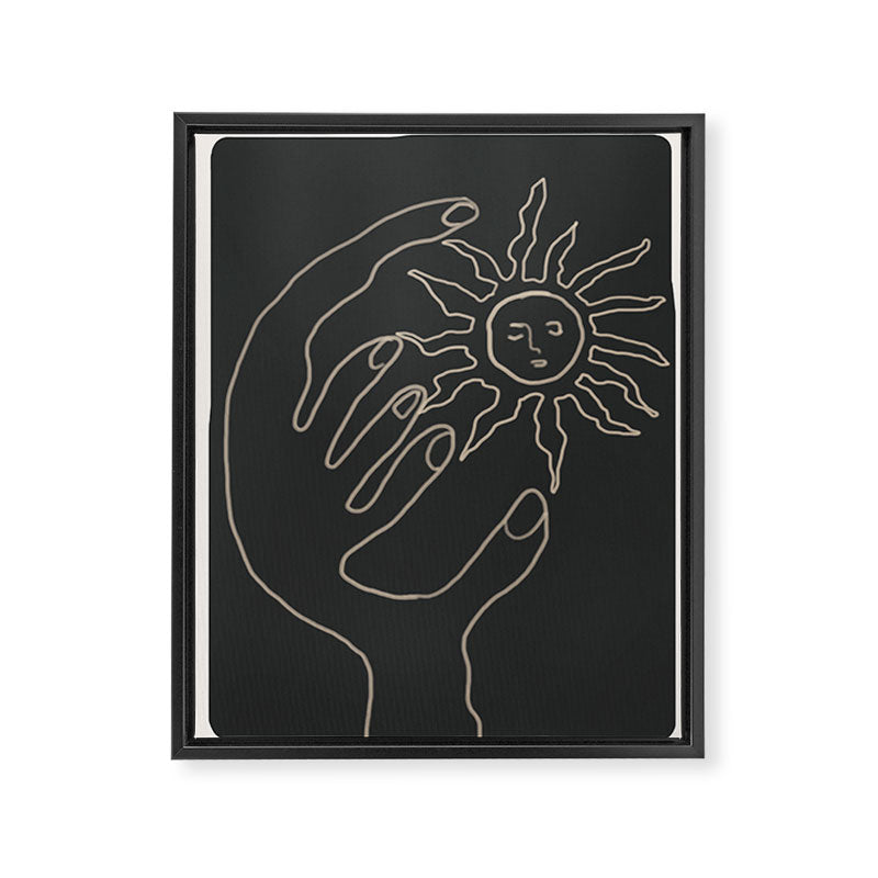 Shadow 1 Framed Canvas Print Gallery Image 6