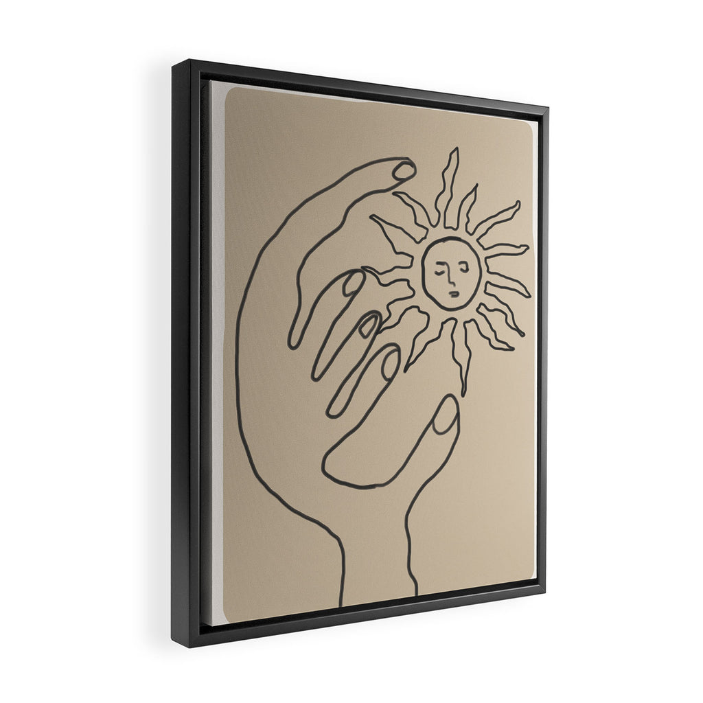 Shadow 2 Framed Canvas Print Gallery Image 2