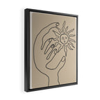 Shadow 2 Framed Canvas Print Gallery Image 2