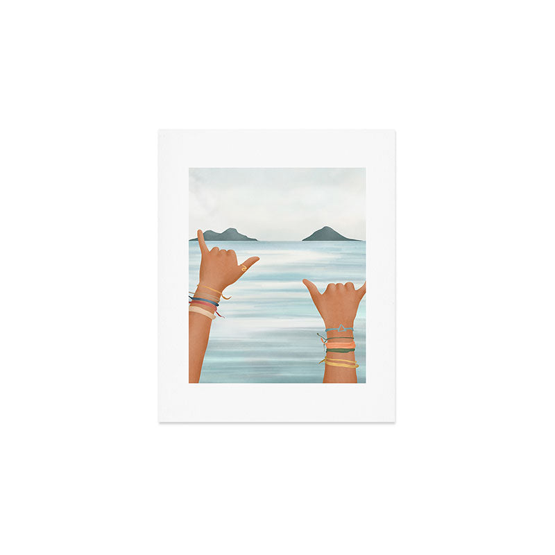 Shaka Sign Art Print Gallery Image 1