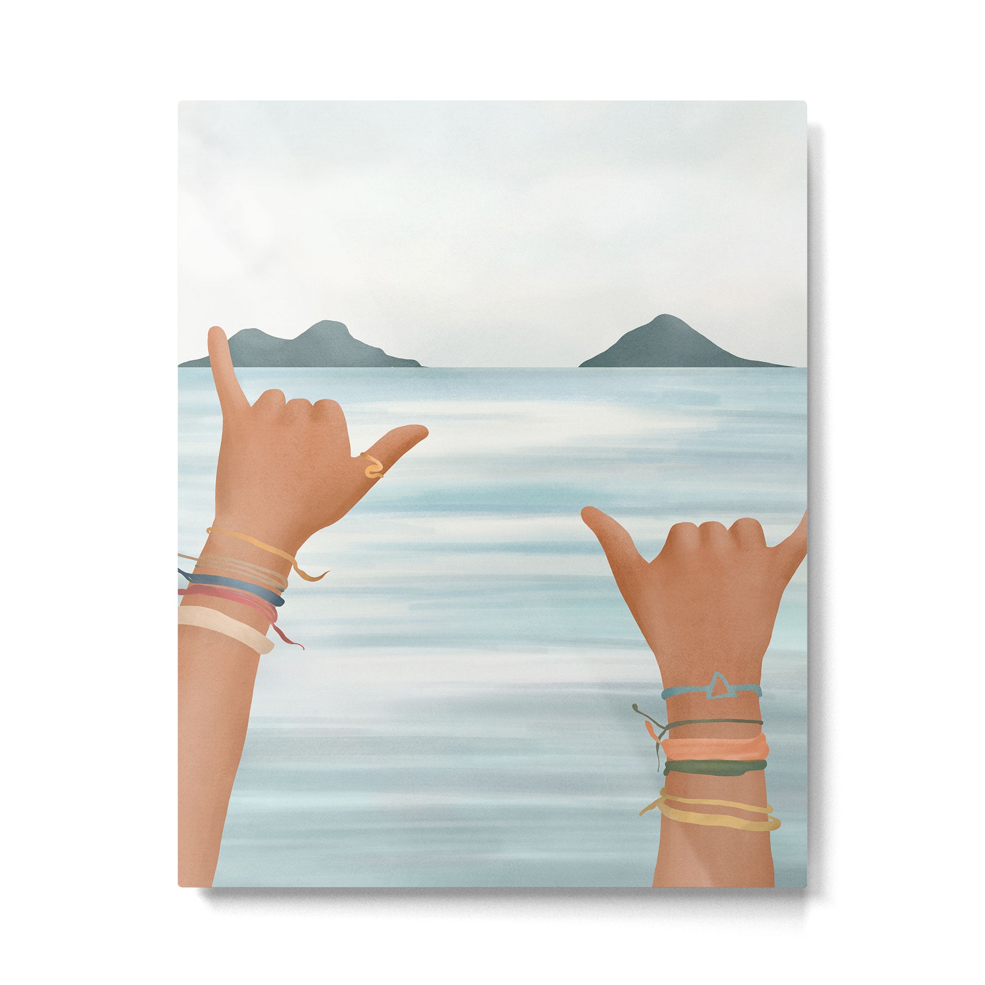 Shaka Sign Metal Print Gallery Image 6
