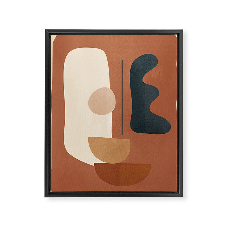 Shape Curve 30 Framed Canvas Print Gallery Image 8
