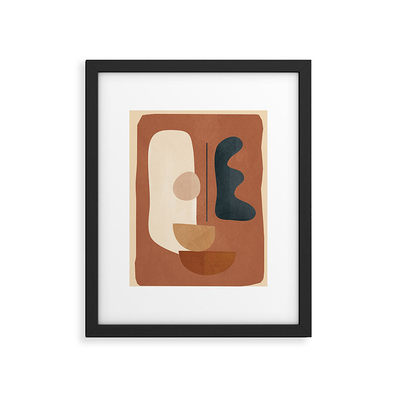 Shape Curve 30 Framed Art Print Gallery Image 6