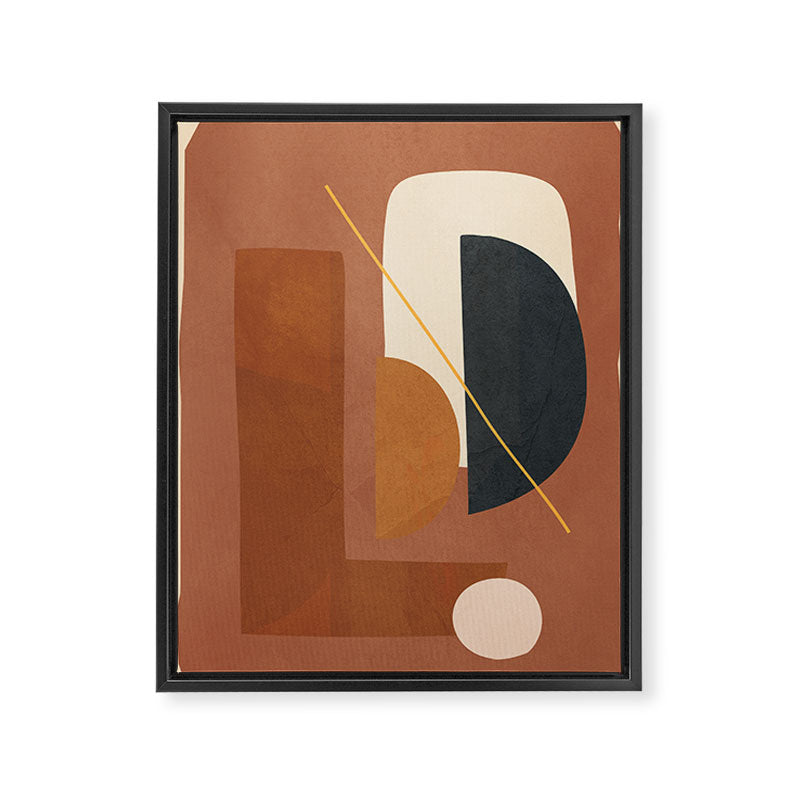 Shape Curve 31 Framed Canvas Print Gallery Image 8
