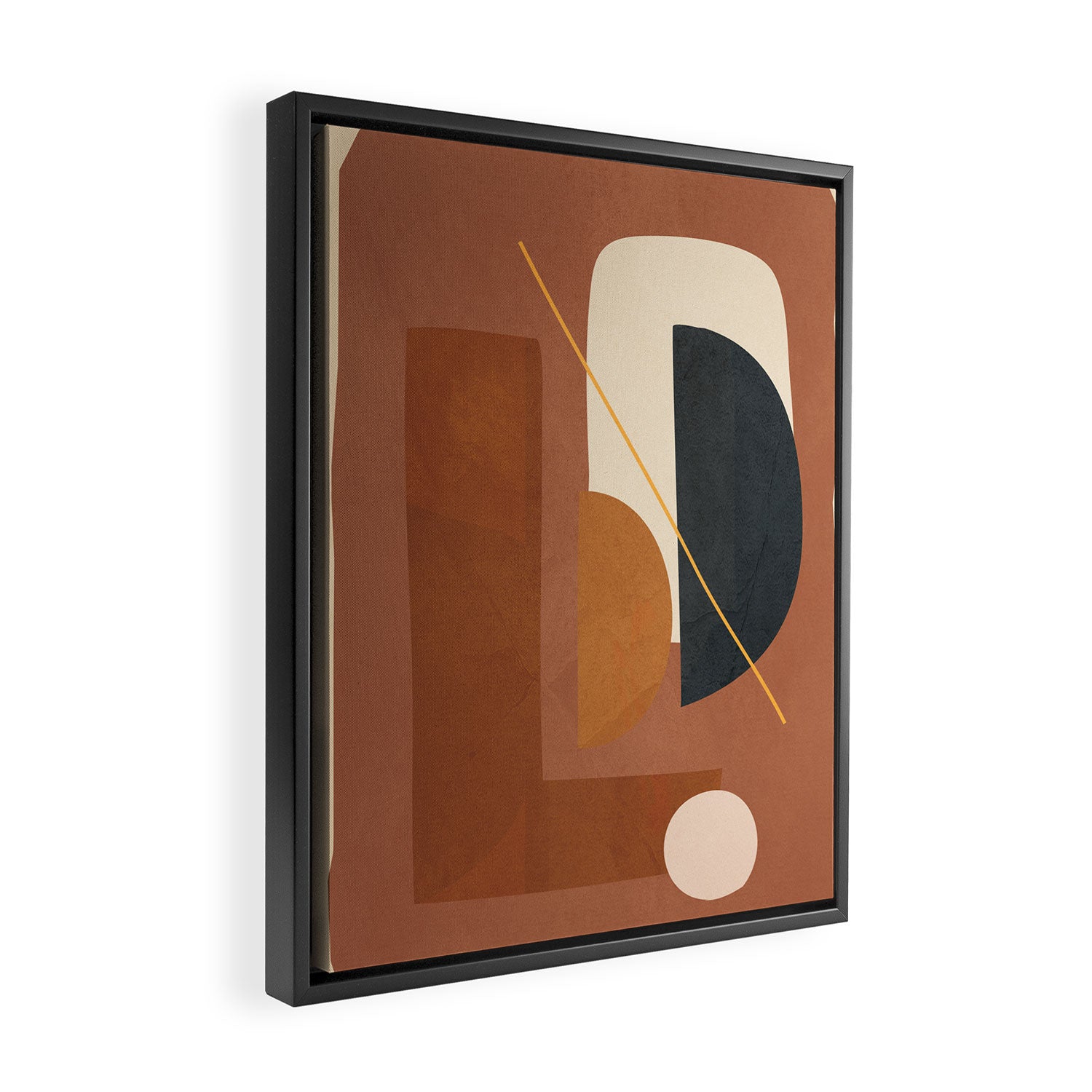 Shape Curve 31 Framed Canvas Print Gallery Image 2