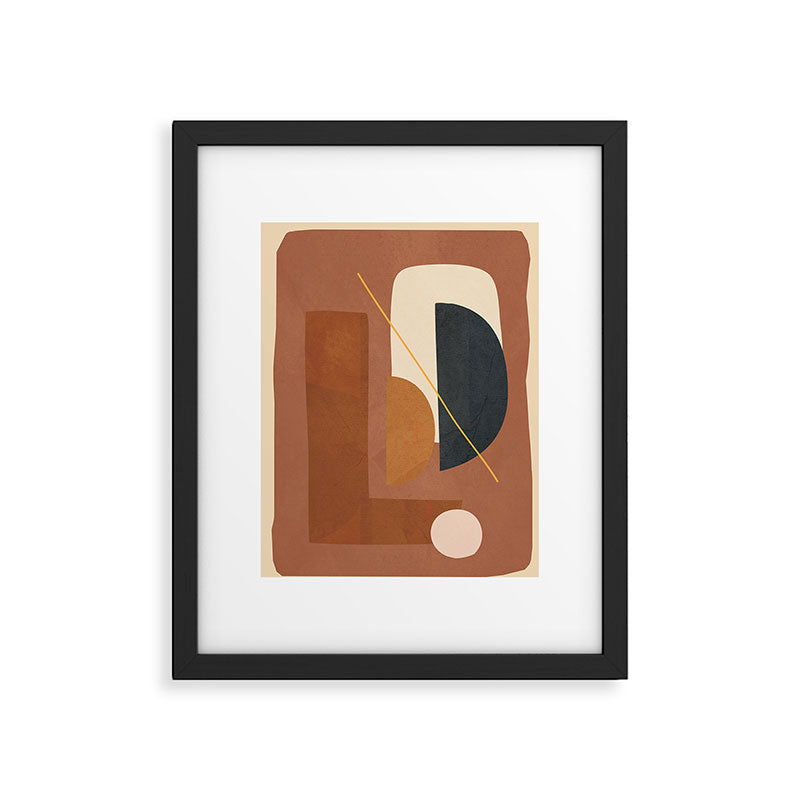 Shape Curve 31 Framed Art Print Gallery Image 6