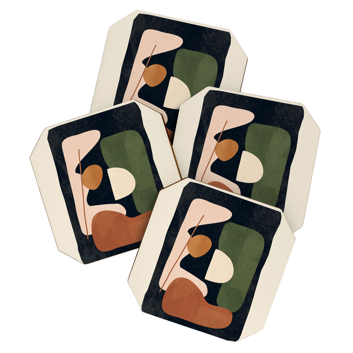 Shape Curve 4 Coaster Gallery Image 1