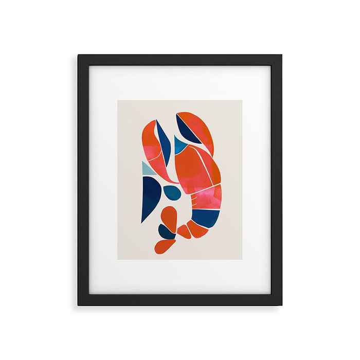Shell Geometry Framed Art Print Gallery Image 1