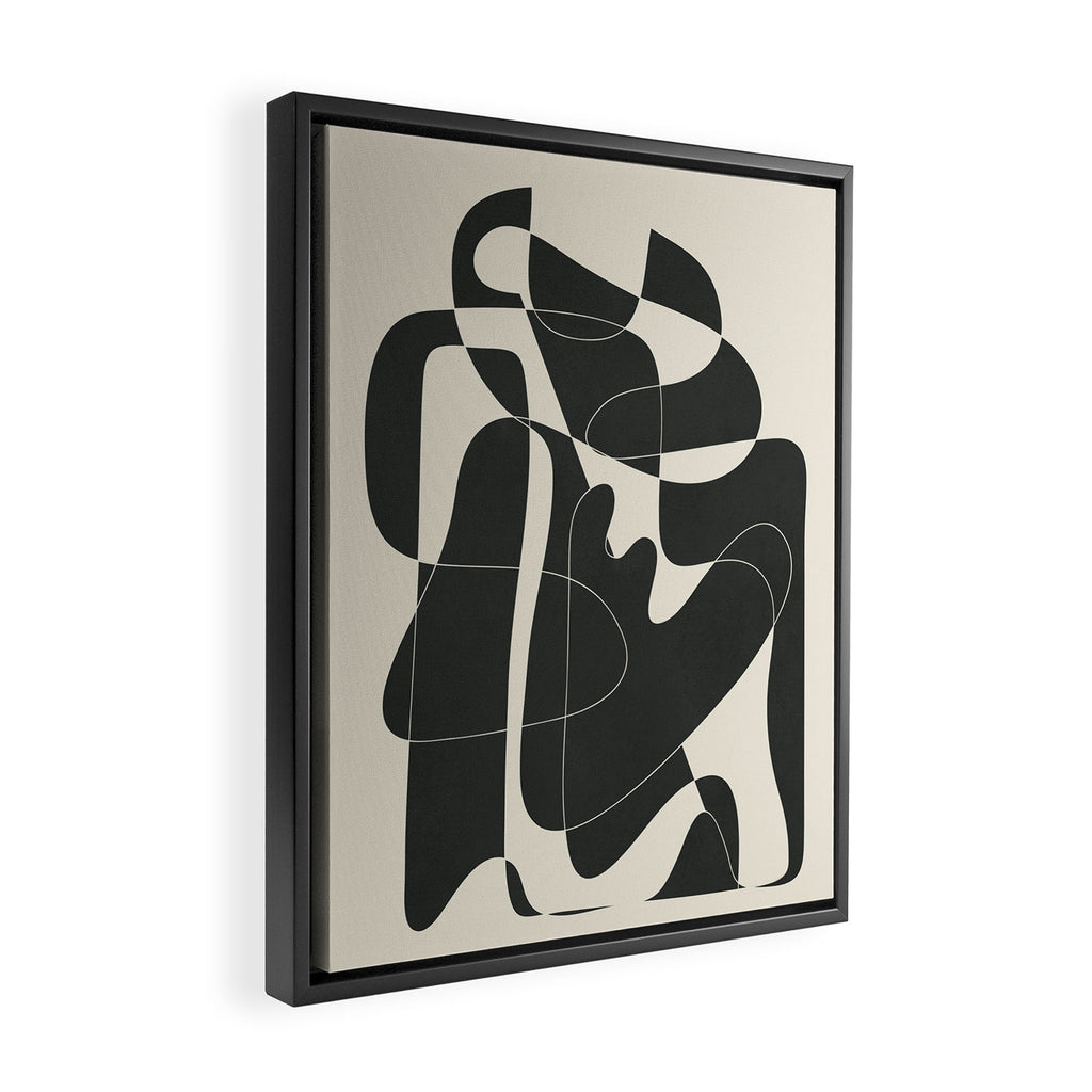 Shifting Boundaries 3 Framed Canvas Print Gallery Image 2