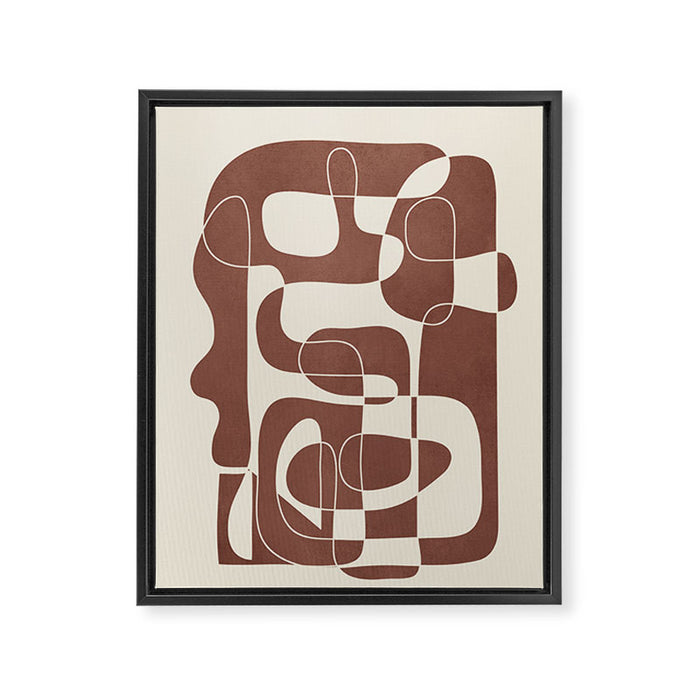 Shifting Boundaries 5 Framed Canvas Print Gallery Image 1