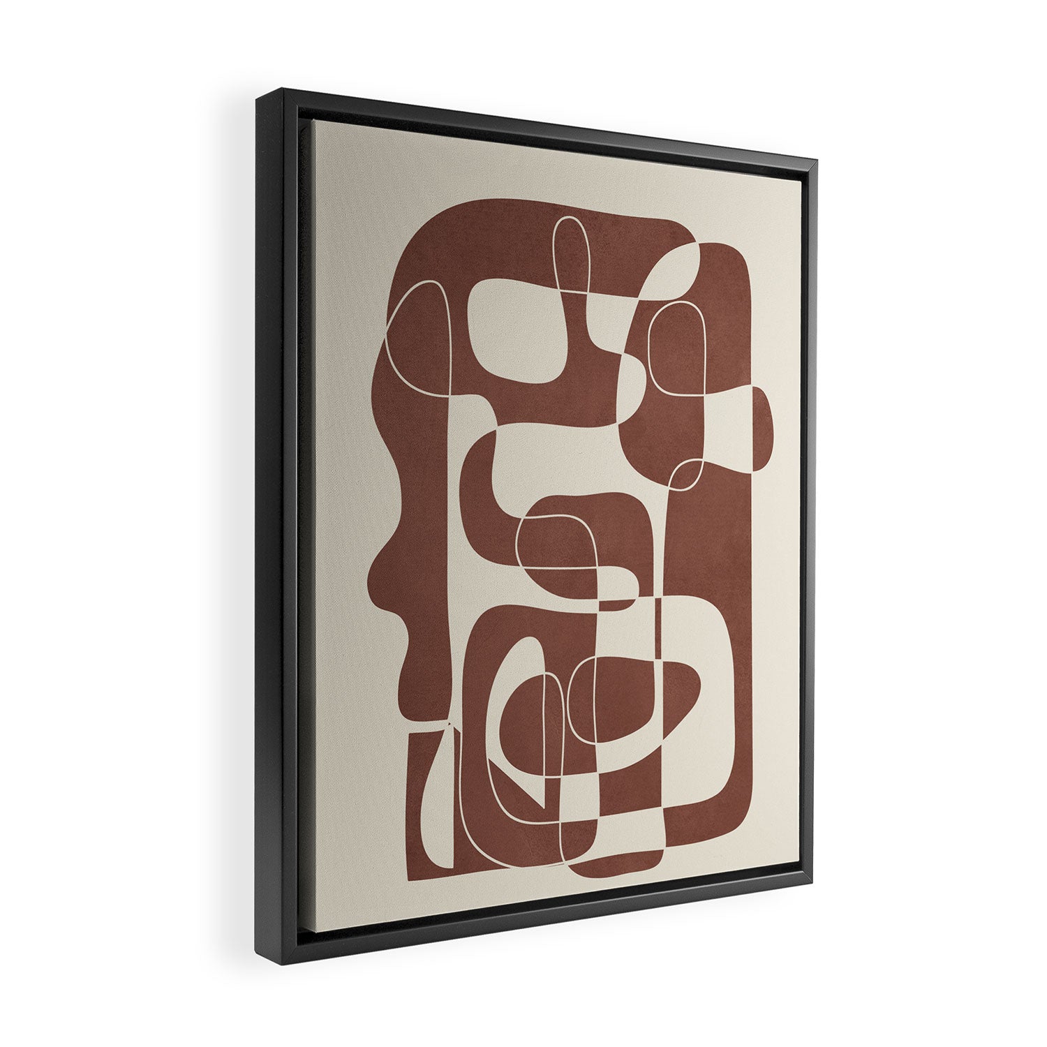 Shifting Boundaries 5 Framed Canvas Print Gallery Image 2